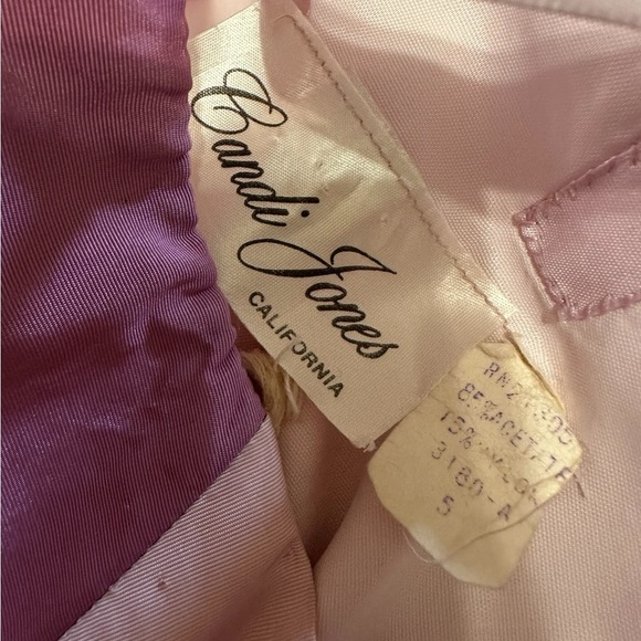 Vintage 1950's Candi Jones Cali Party Prom DRESS Gown Fit & Flare Petticoat - Picture 8 of 13